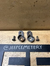 86-92 Jeep Comanche MJ OEM Lower Tailgate Pivot Point Brackets (bolts to bed)
