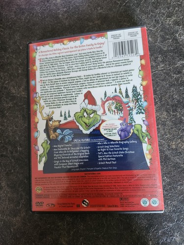 Dr Seuss How The Grinch Stole Christmas 50th Birthday DVD Movie Widescreen - Picture 2 of 2