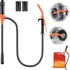Electric Fuel Transfer Pump,Portable Fuel Transfer Siphon Pump with Oil Pipeline