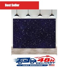 Night Sky Starry Galaxy Photo Backdrop 7x5ft Polyester Space Theme Background