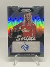 2024 Panini Prizm Scripts Natalie Decker #S-NDR (AU) Silver Prizm