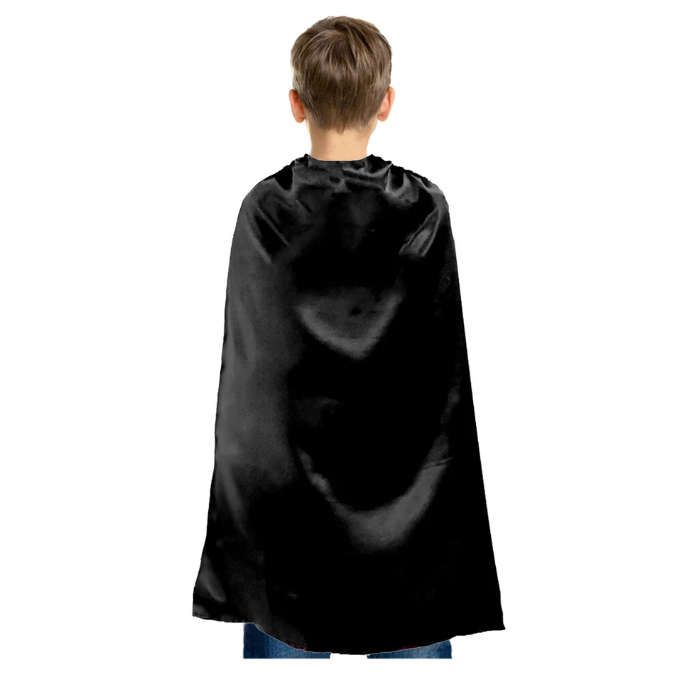 10 Colores Adulto Niño Superhéroe Capas Satén Halloween Disfraces Conjunto de Vestir 4 Tallas Foto 2 de 4