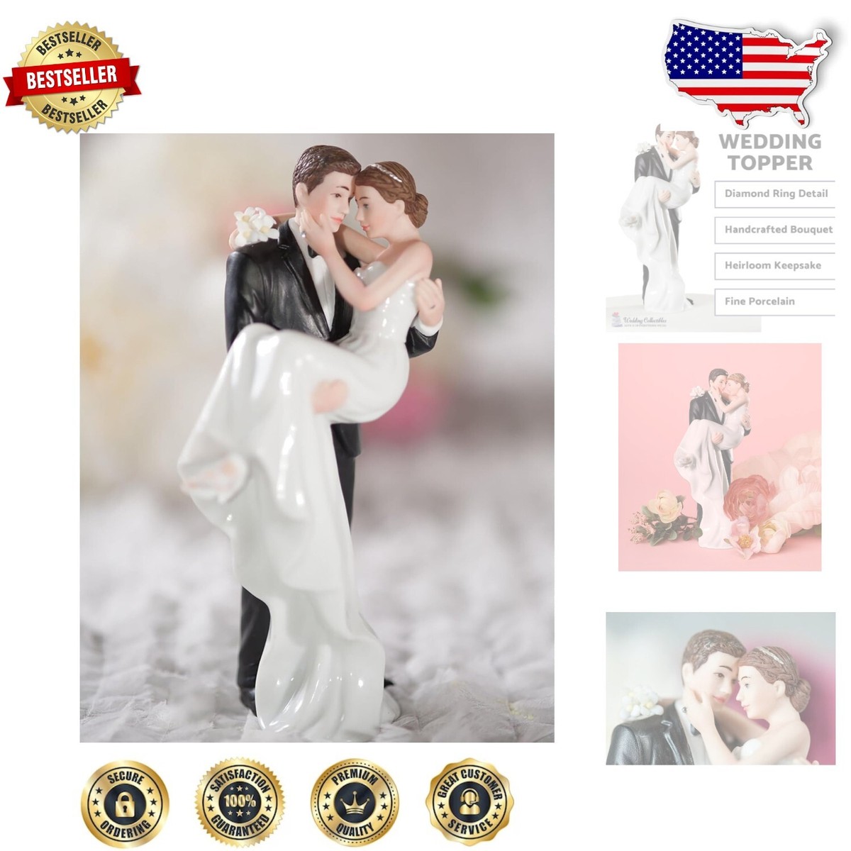 Porcelain wedding cake toppers 60 photos Astyledwedding com