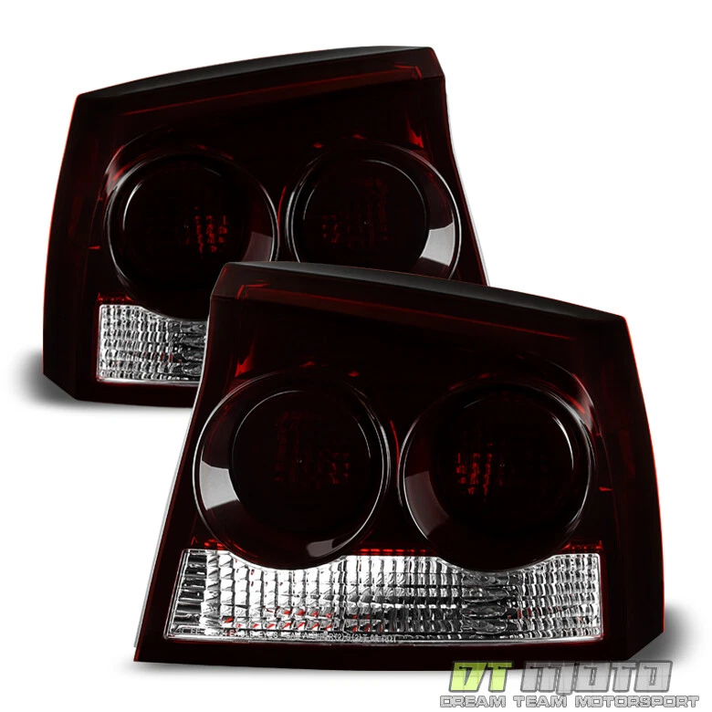 Luces traseras Red Smoke 2009-2010 Dodge Charger SE/SXT/SRT8 luces de freno izquierda+derecha Foto 2 de 4