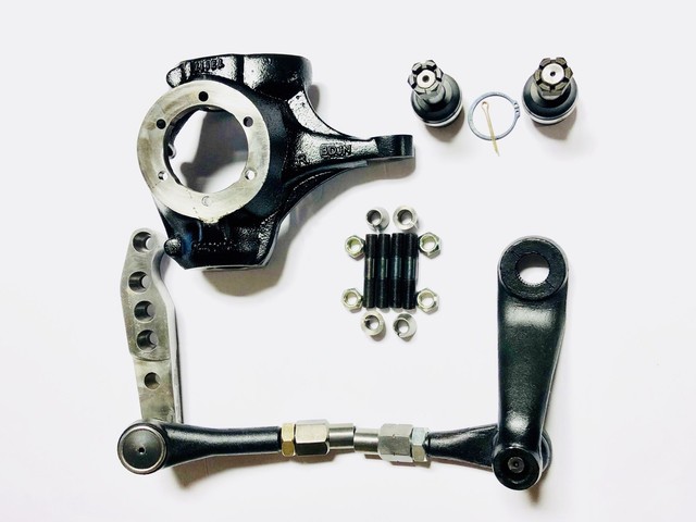 Dana 44 Crossover Steering Pair Of Dana 44 - Machined For High Steer/Crossover Steering Conversion Chevy Flat Top Knuckles - Foto 11