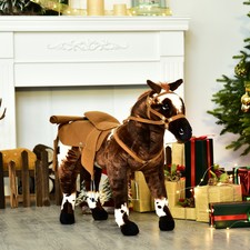 homcom ride on horse