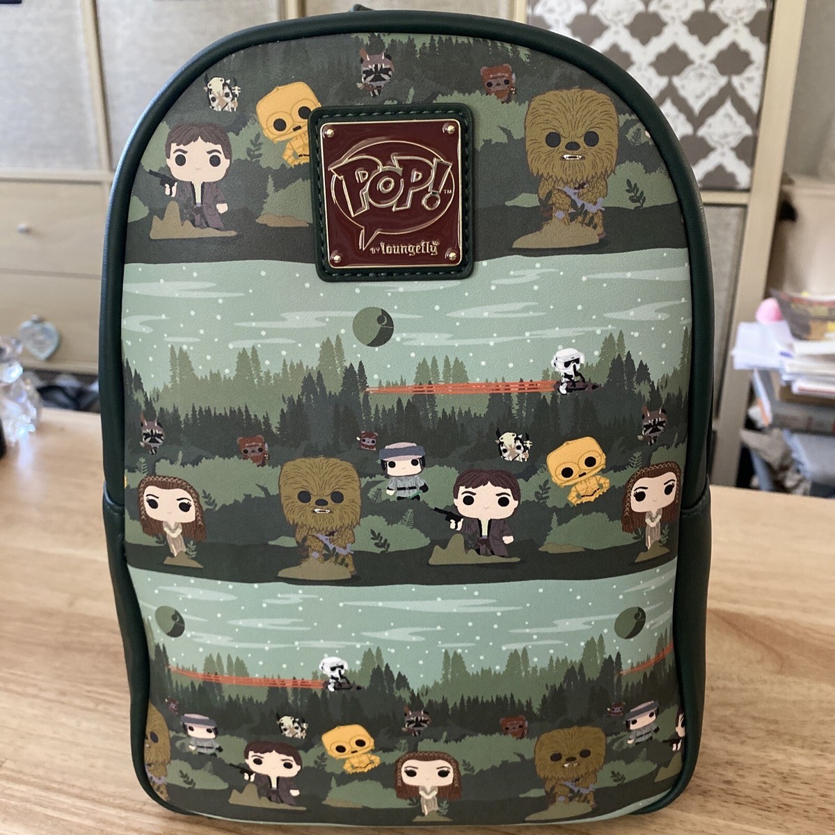 Loungefly Star Wars Princess Leia & Han Solo I Love You Mini Backpack POP! LOUNGEFLY Mini Backpack: STAR WARS Han Solo & Princess  main image 4