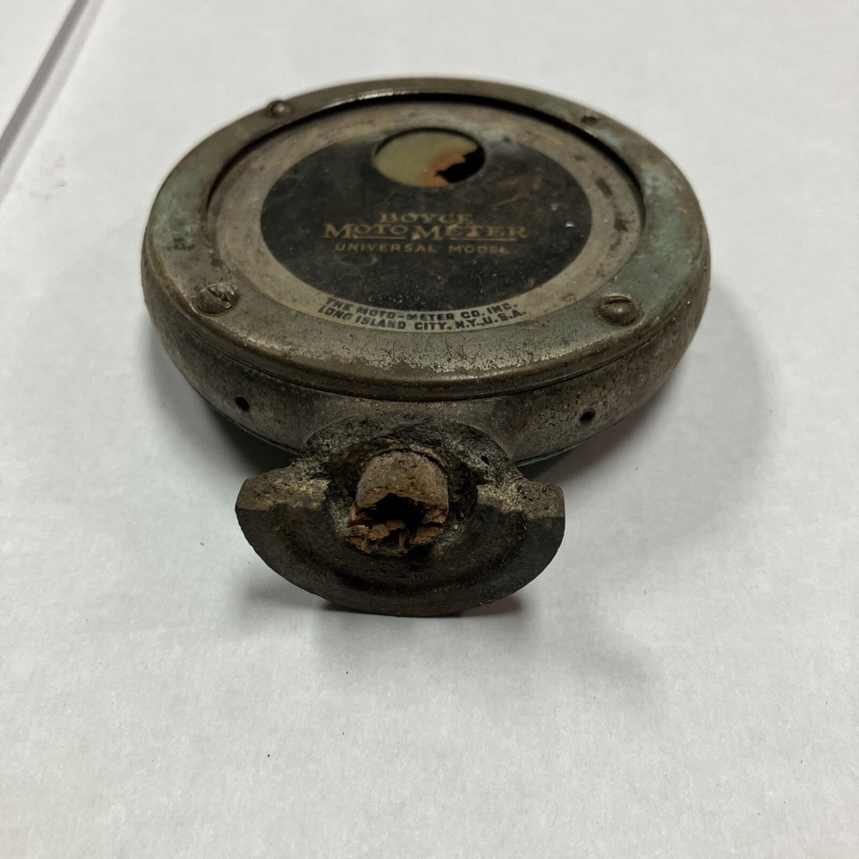 Rough Vintage Boyce Moto Meter As Is For Parts eBay