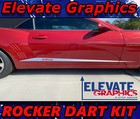 Fits Chevy Camaro Side Rocker Dart Graphics Vinyl Stripes 3m Decals 2010-2024