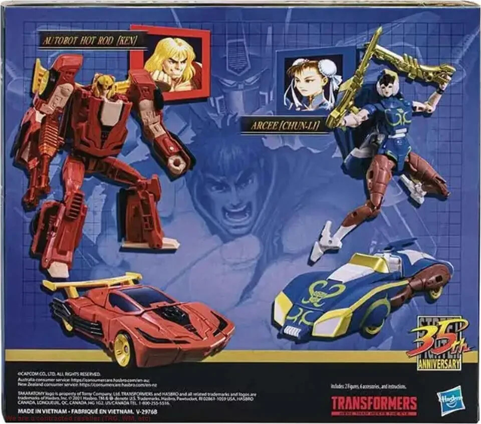 Transformers Collaborative:Street Fighter II Mash-Up Hot Rod