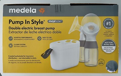 Medela Pump In Style Double Electric Breast Pump - White Brand New. Unopened Box