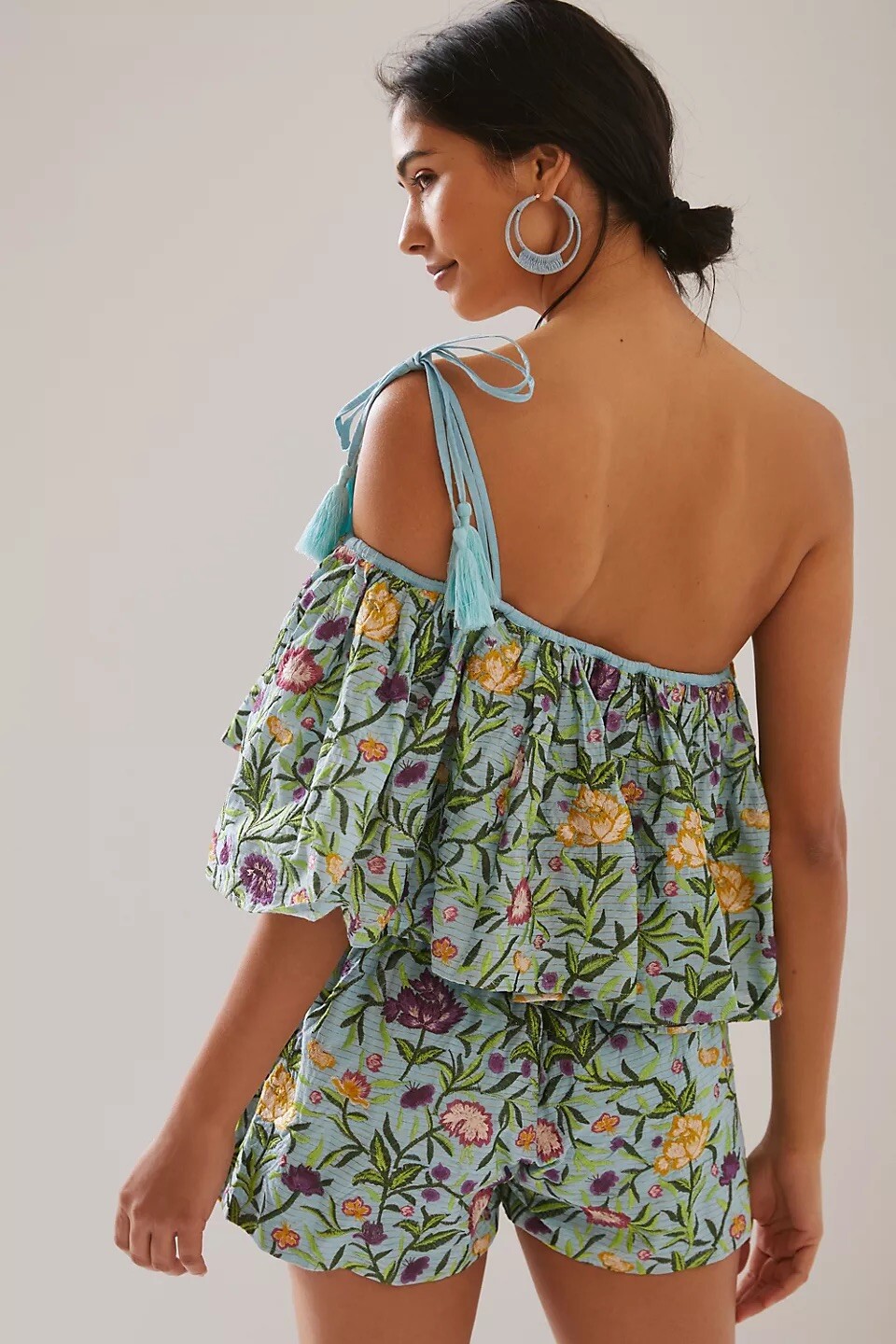 Anthropologie La Fuori Embroidered Romper Size XS image 4