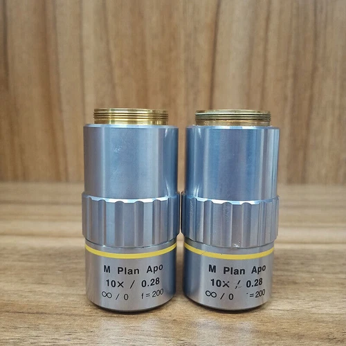 1PC USED Mitutoyo M Plan Apo 10x/0.28 f=200 Objective Lens Good Condition