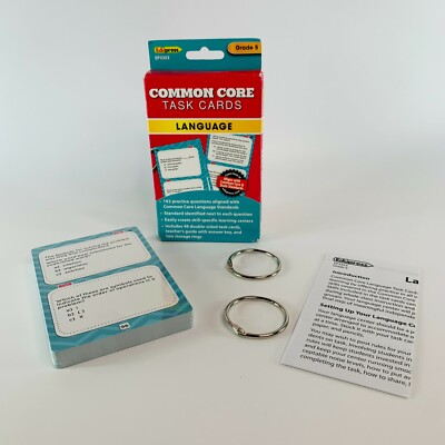 Common Core Task Cards - Language - Grade 5