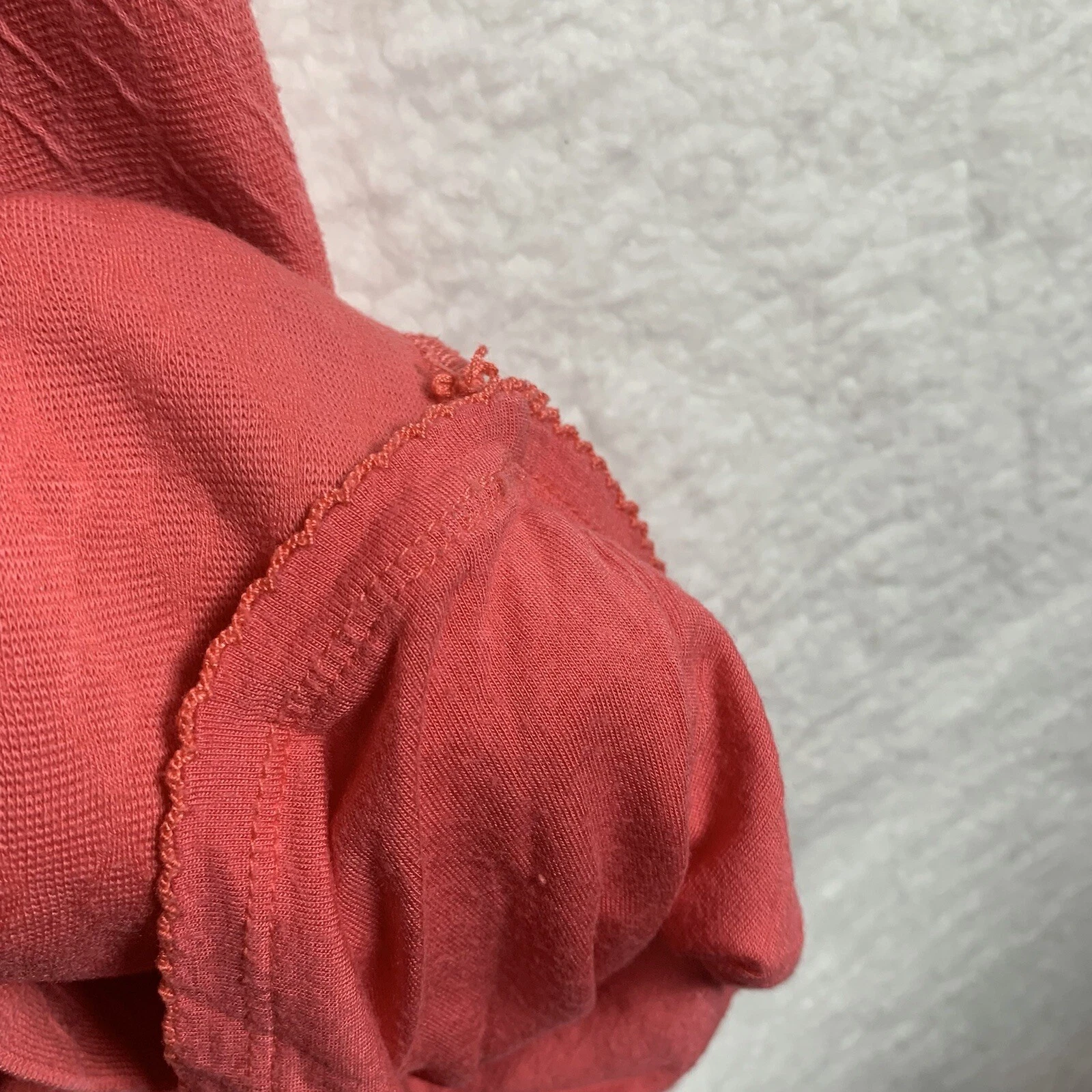 VETEMENTS Abito Anthropologie Maeve donna XS rosa corto manica a sbuffo cambio stampa diamante