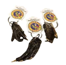 Gator Foot Keychain Alligator Paw Souvenir Taxidermy Reptile Claw Key Chain Ring