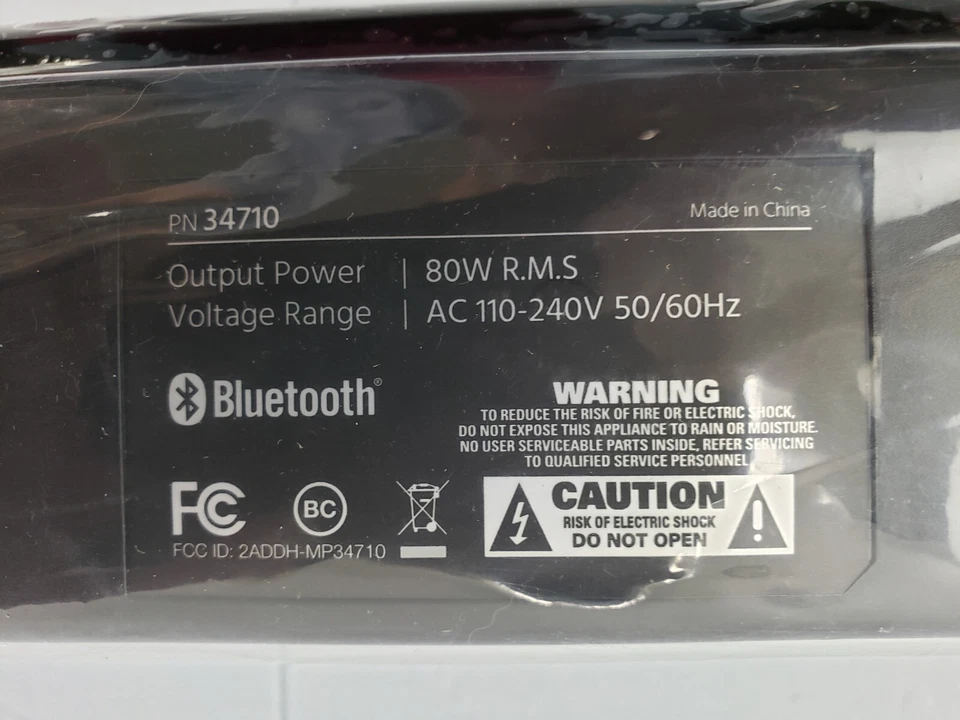 Nuevo 36" Monoprice SB-100 2.1-Ch Bluetooth Barra de Sonido Subwoofer Incorporado SIN CONTROL REMOTO Foto 4 de 4