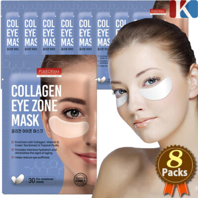 Collagen Hydro Eye Zone Mask 8 PACKS (240 Sheets) Under-Eye Patches Eye Pads