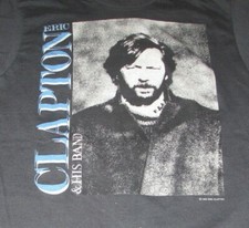 1985 ERIC CLAPTON "BEHIND THE SUN" Concert Tour (Youth MED) T-Shirt