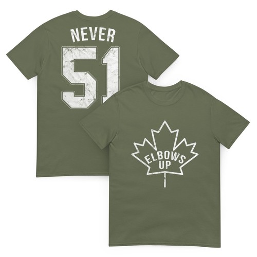 Canada Elbows Up Never 51 Short-Sleeve Unisex T-Shirt, Canadian Pride Tee - Picture 14 of 15