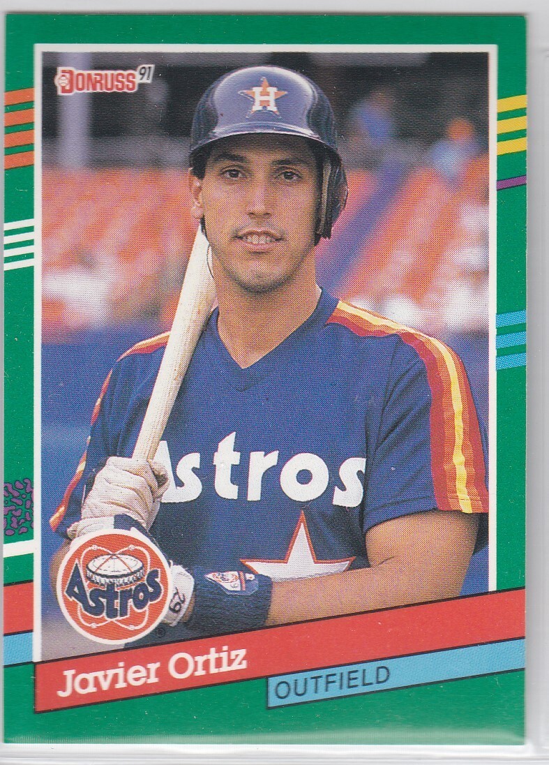M) 1991 Donruss Baseball Trading Card - Javier Ortiz #643