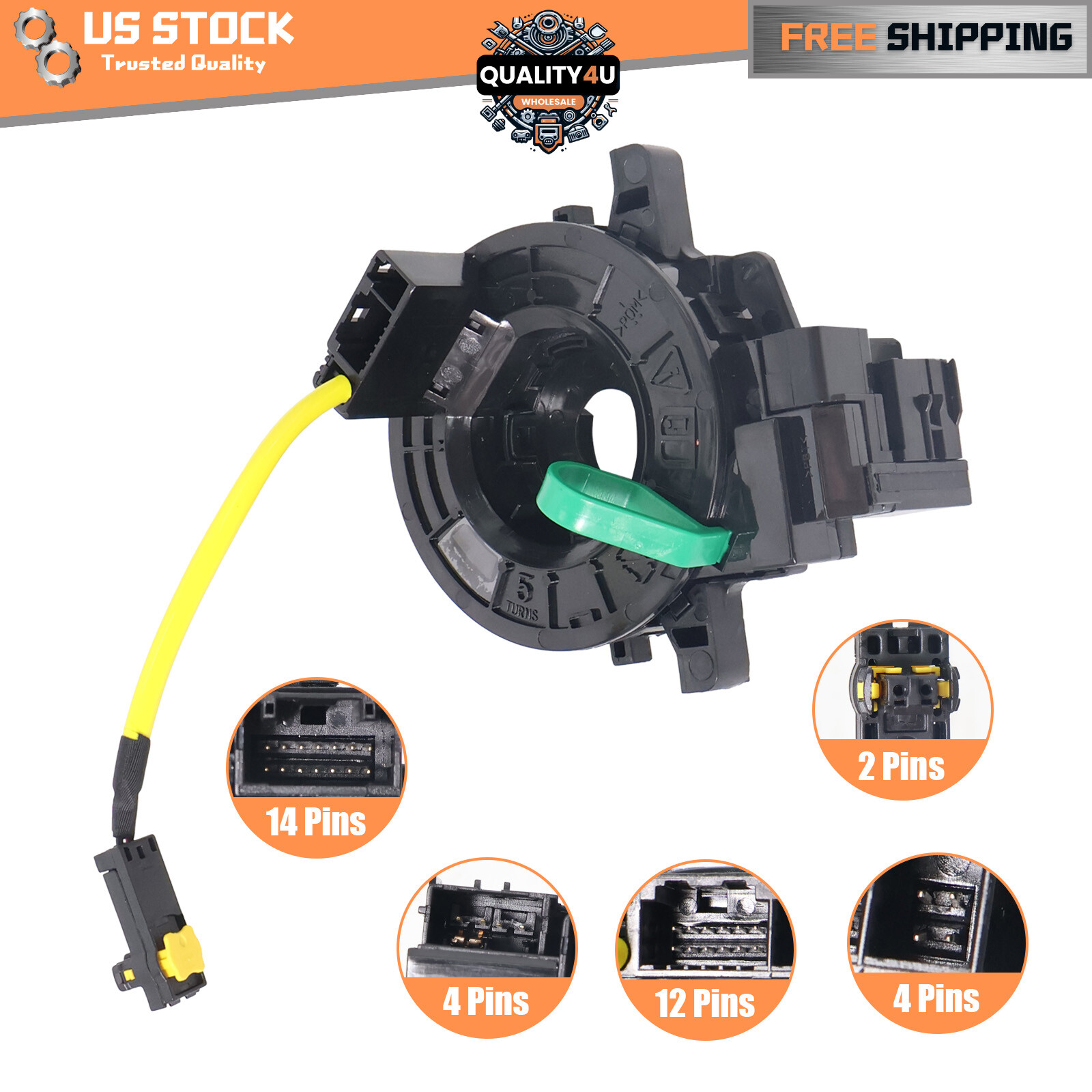 Clockspring Clock Spring Compatible with 2012-2017 Subaru Forester Legacy Impreza 83196-FJ000