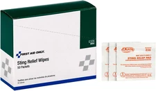 - G326GR Insect Sting Relief Pad, 50 Count Box
