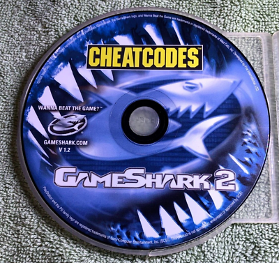 Gameshark 2 For PlayStation 2 PS2 Console GS 2 Lite Game Cheat Codes Disc