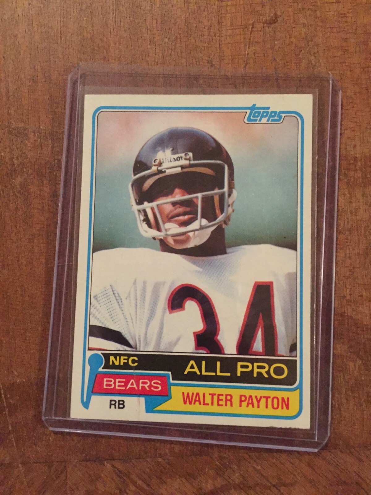 1981 TOPPS FOOTBALL WALTER PAYTON ALL PRO #400
