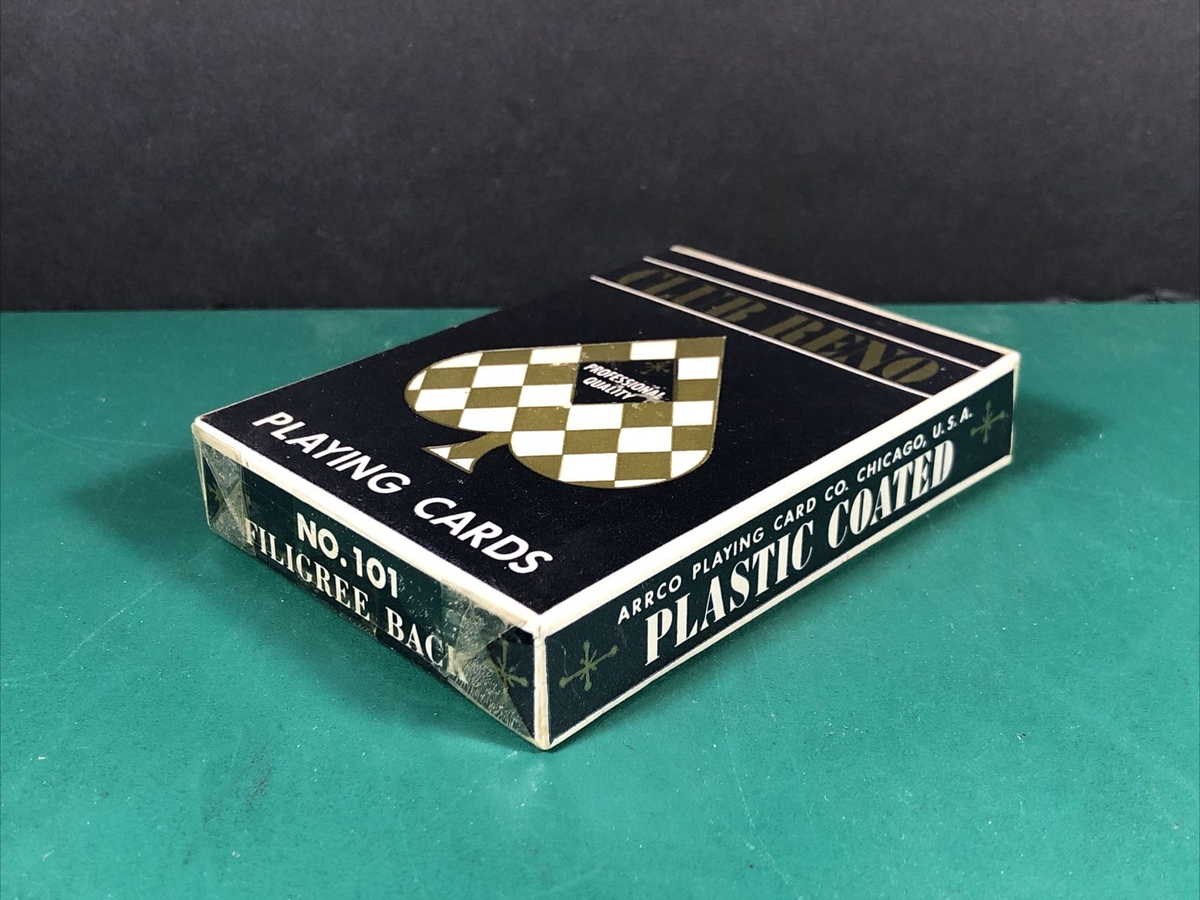 VTG Club Reno No. 101 Playing Cards SEALED W/ TAX STAMP | Arrco