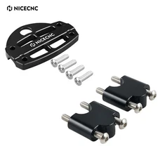 Handlebar Riser Clamp With Key Guard Set For Yamaha Raptor 700 YFM700 2013-2026