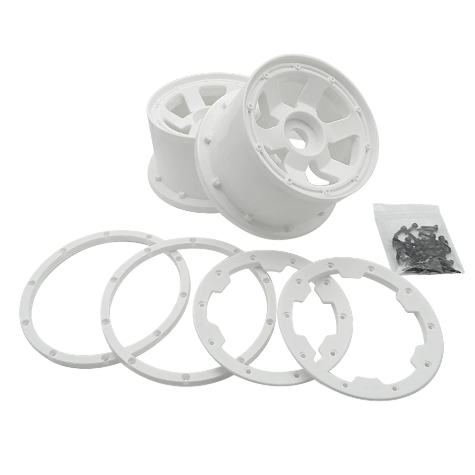 Front Rim Hub with Beadlock Ring for 1/5 HPI Baja 5B KM RV - Image 2 of 4