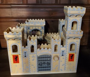 melissa & doug folding medieval castle