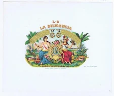 L-D Diligence Pedro Moreda Corral Wodiska Tampa Florida  cigar label 62