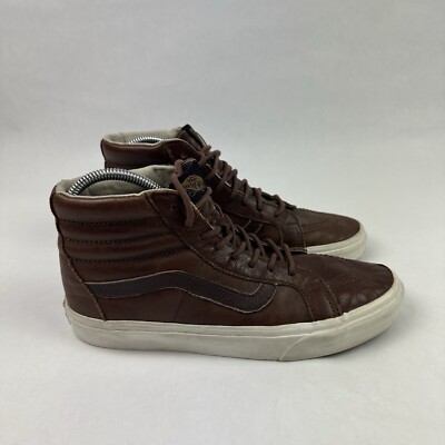 Leather Vans Sk8 Hi Choclo VANS SK8-HI REISSUE Leather Chocolate