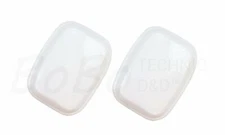 4pcs Universal Protector Guard for car Bumper Pad Kit Car Front Back Rear WHITE