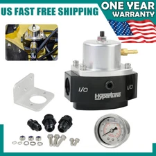 12-880 Billet Carburetor ByPass Fuel Pressure Regulator 4-65 PSI 1/8 NPT Gauge