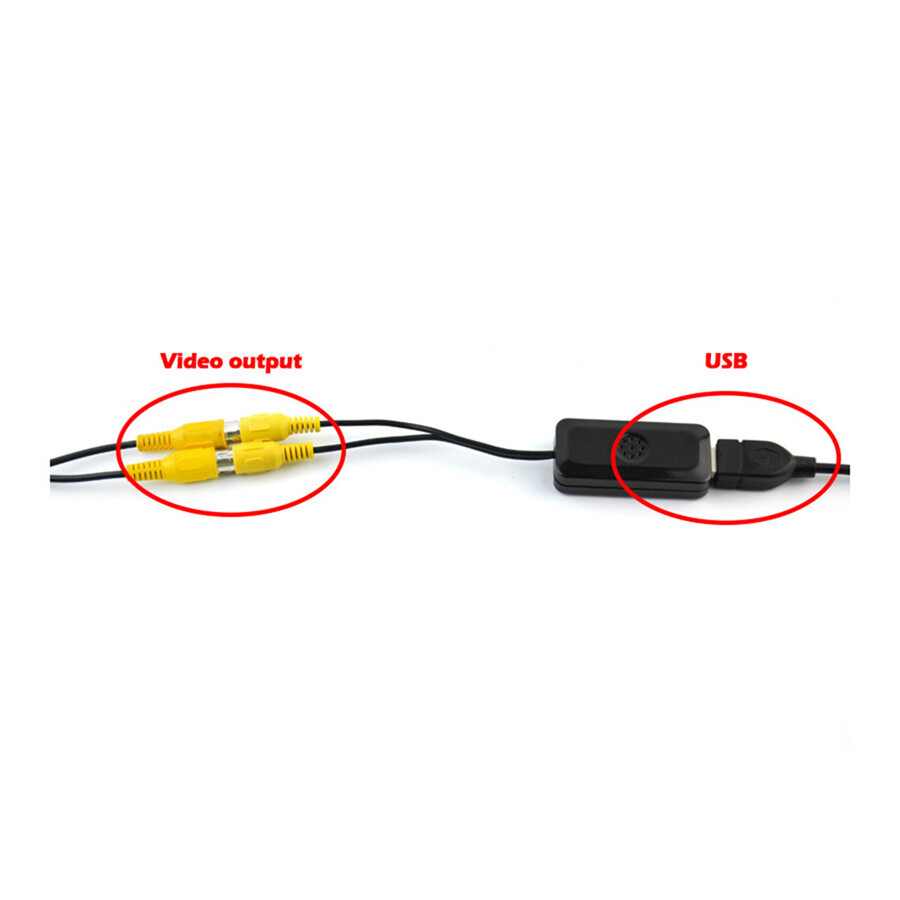 Video Output Adapter USB RCA Interface For Car Android Radio to Headrest  Monitor | eBay