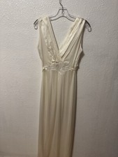 Vtg Undercover Wear Womens Silky Full Sweep Chemise Nightgown Maxi Slip Dress