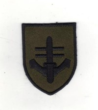 SPECIAL BOAT SERVICE SPECIAL FORCES SBS  EMBROIDERED BERET BADGE - SUBDUED 