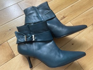 dune blue ankle boots