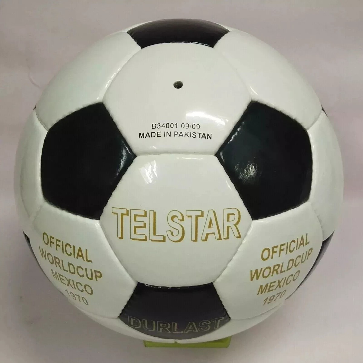 TELSTAR DURLAST 1970 MEXICO FIFA WORLD CUP SOCCER MATCH BALL