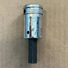 Snap-on USA 1/2" Drive 7/16" SAE Hex Bit Socket SA14A Chrome