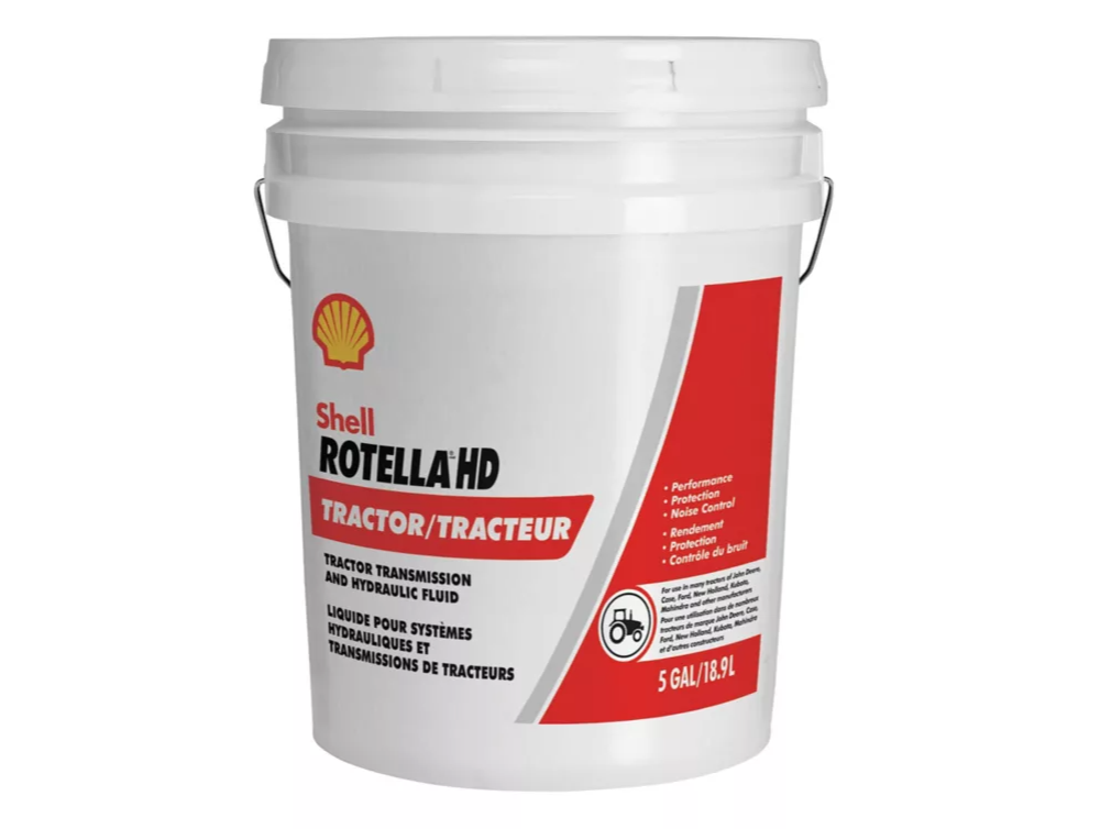 Shell Rotella 550039811 HD Tractor Transmission & Hydraulic Fluid 5 gal