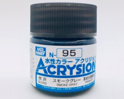 Mr.Hobby Acrysion Smoke Gray - Gloss (10ml) N095 modeling