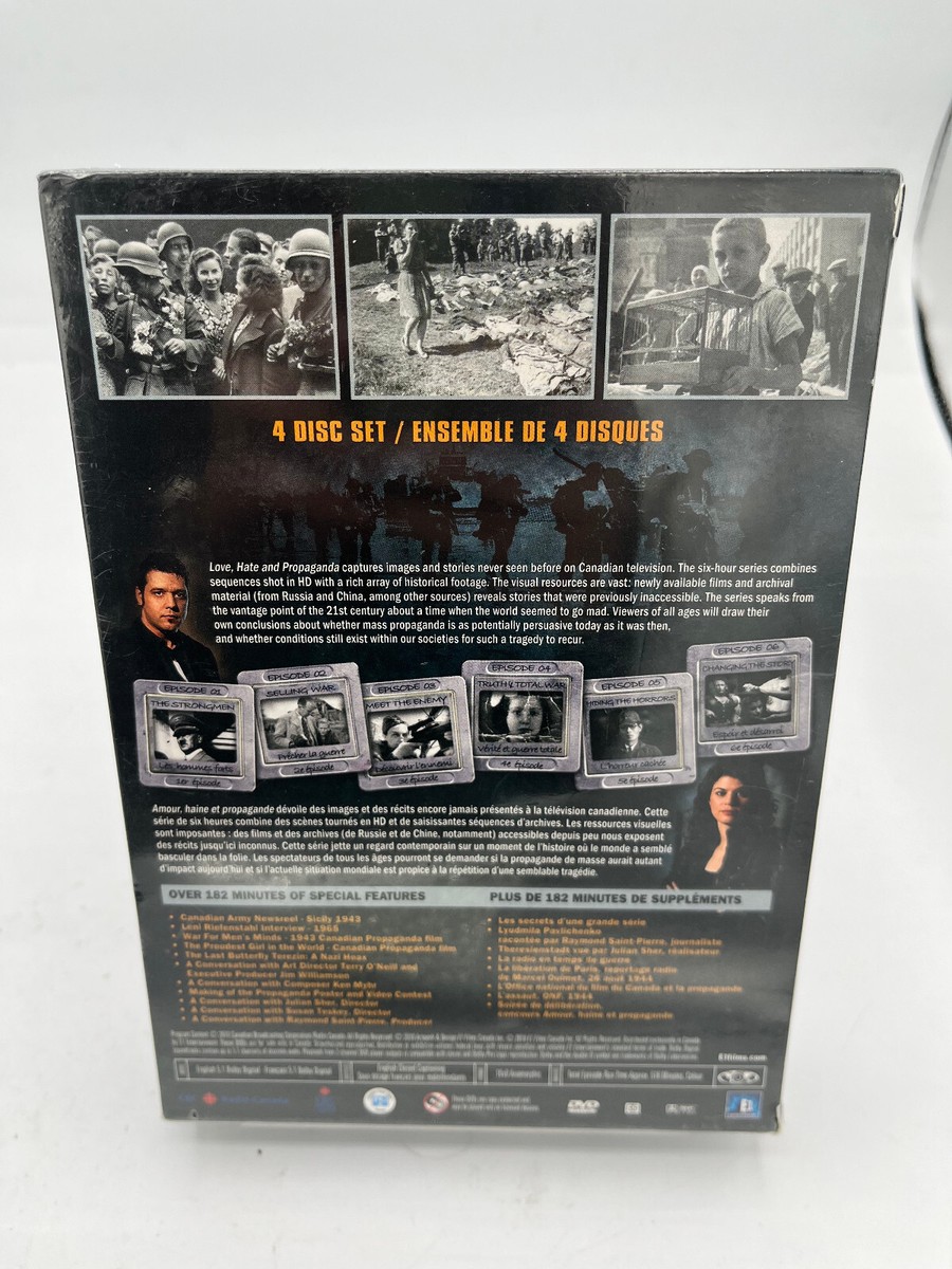 その他 Love Hate & Propaganda [DVD] Love Hate & Propaganda 4 DVD box set 2010 CBC Region 1 NTSC