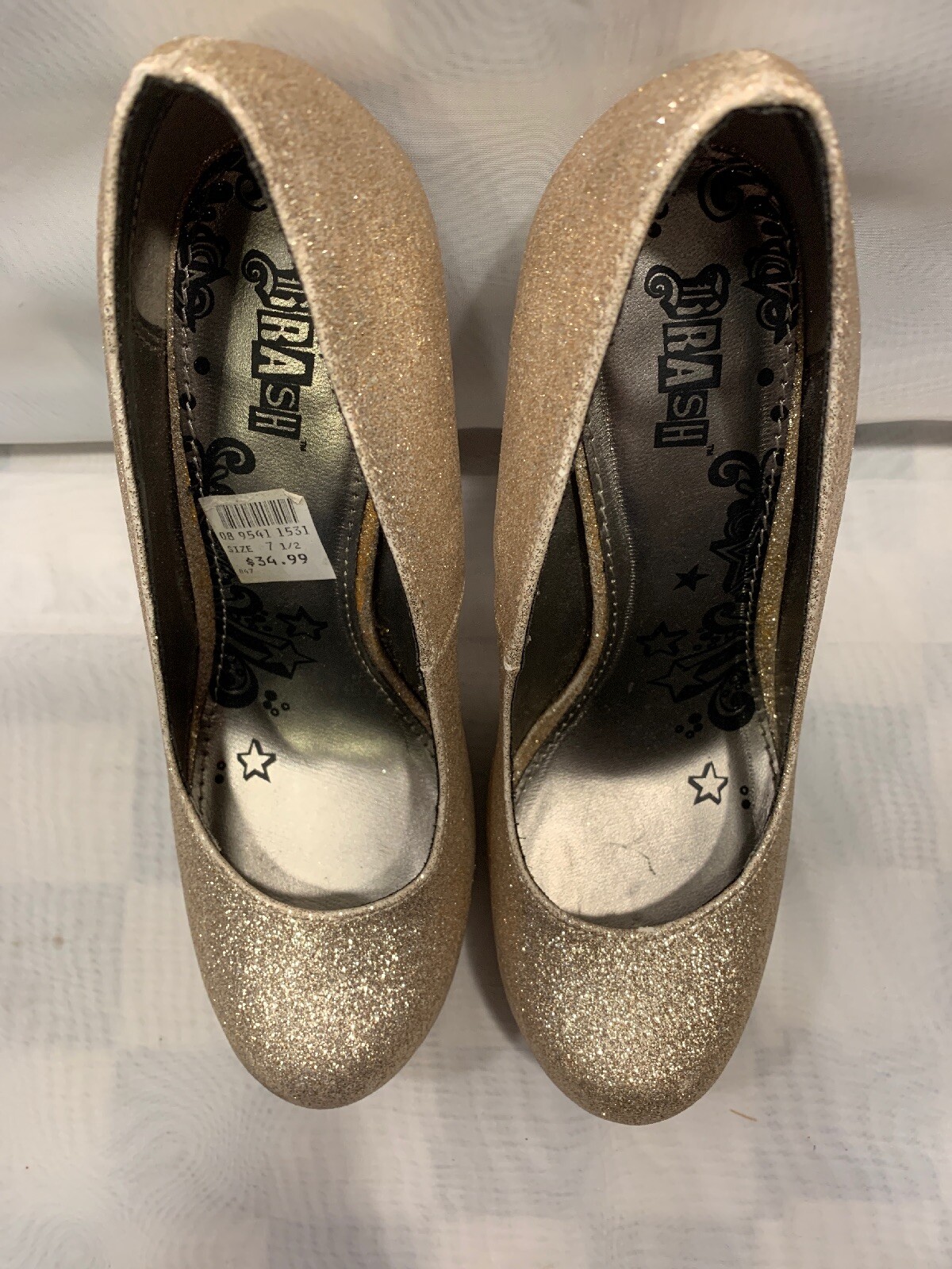 BRASH High Heels Pumps GLITTER Women's Shoes Size 7.5 eBay