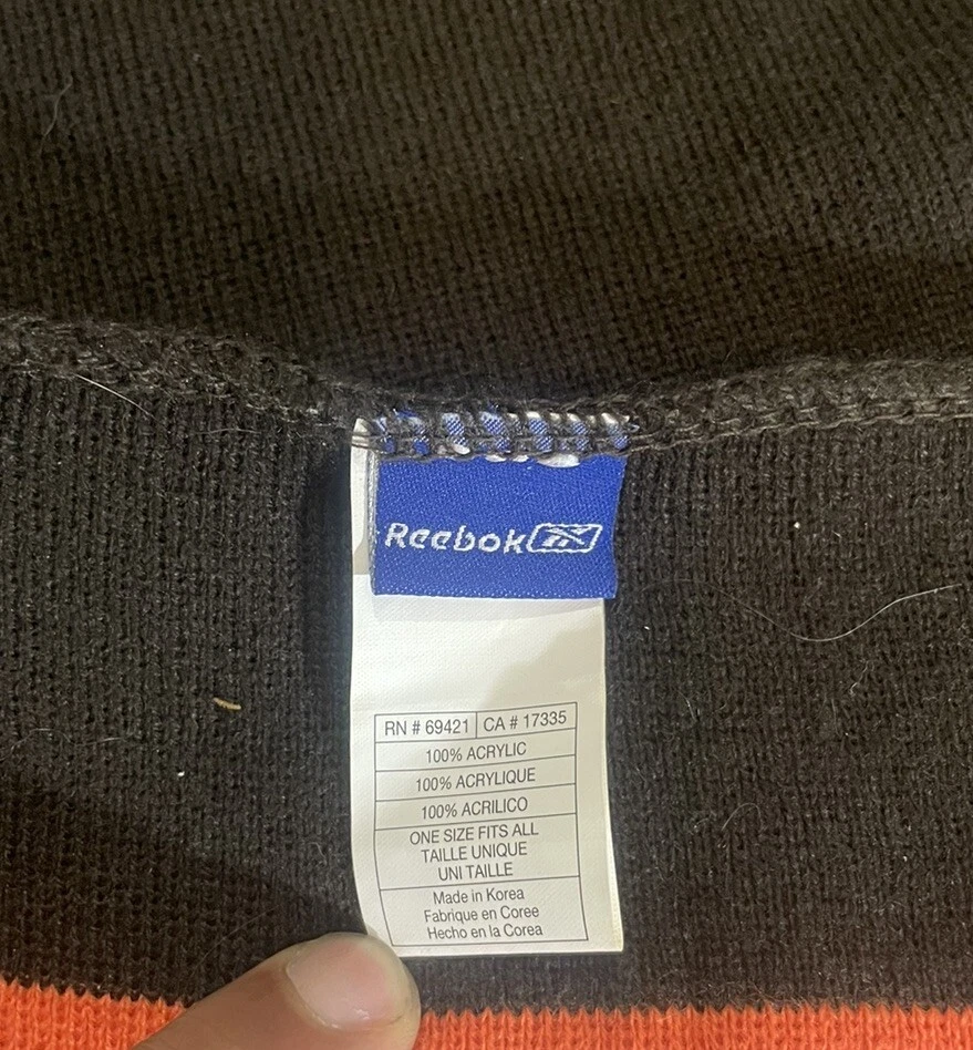 De Colección Y2k Raro Reebok Wild Mad Dog Bufanda Clásica 🔥 Accesorio de Invierno ¡Bufanda Cálida! Foto 3 de 4