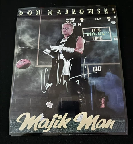 Green Bay Packers Don Majkowski #7 AUTOGRAPHED (8x10) Photo GUARANTEED Authentic