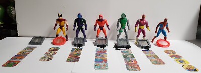 VINTAGE circa 1984 Marvel Secret Wars Action Figures - Lot of 6 + Misc. Extras